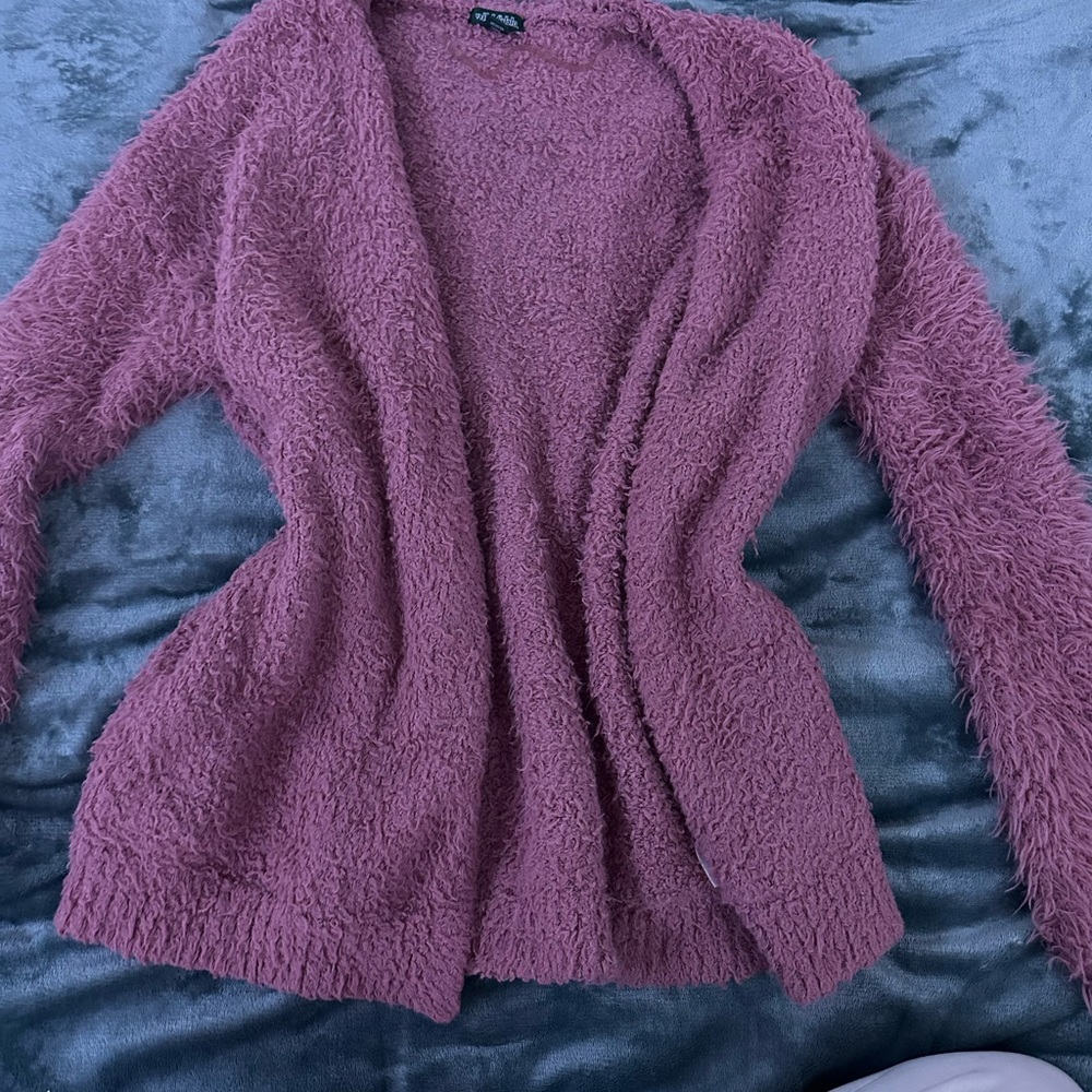 pink cardigan/coverup